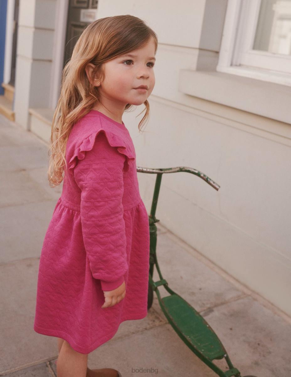 облекло Boden спортна рокля от сърце жакард флокс розов момичета LL68748