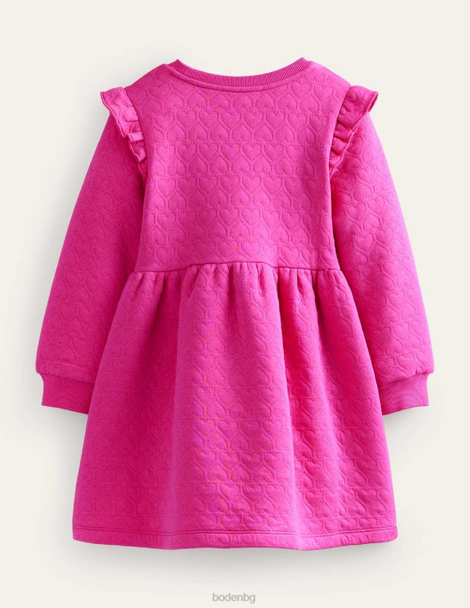 облекло Boden спортна рокля от сърце жакард флокс розов момичета LL68748