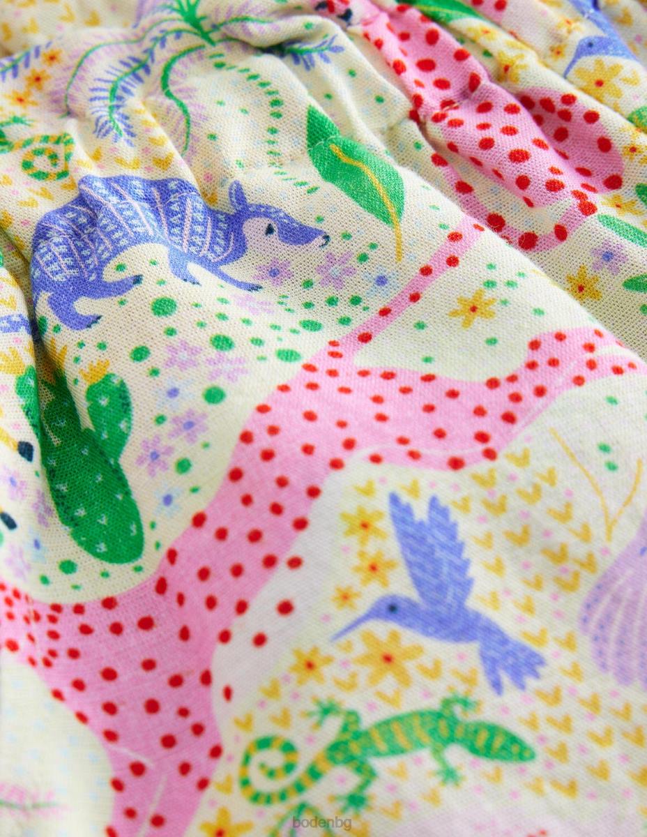 облекло Boden панталон с широки крачоли с волани мулти пустиня момичета LL682758