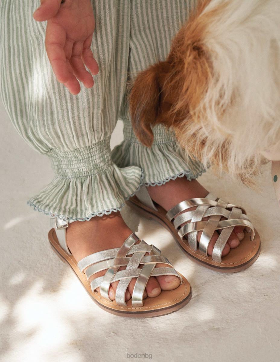 облекло Boden панталони с бродирани балони зелено бродирано тиктакане момичета LL683027