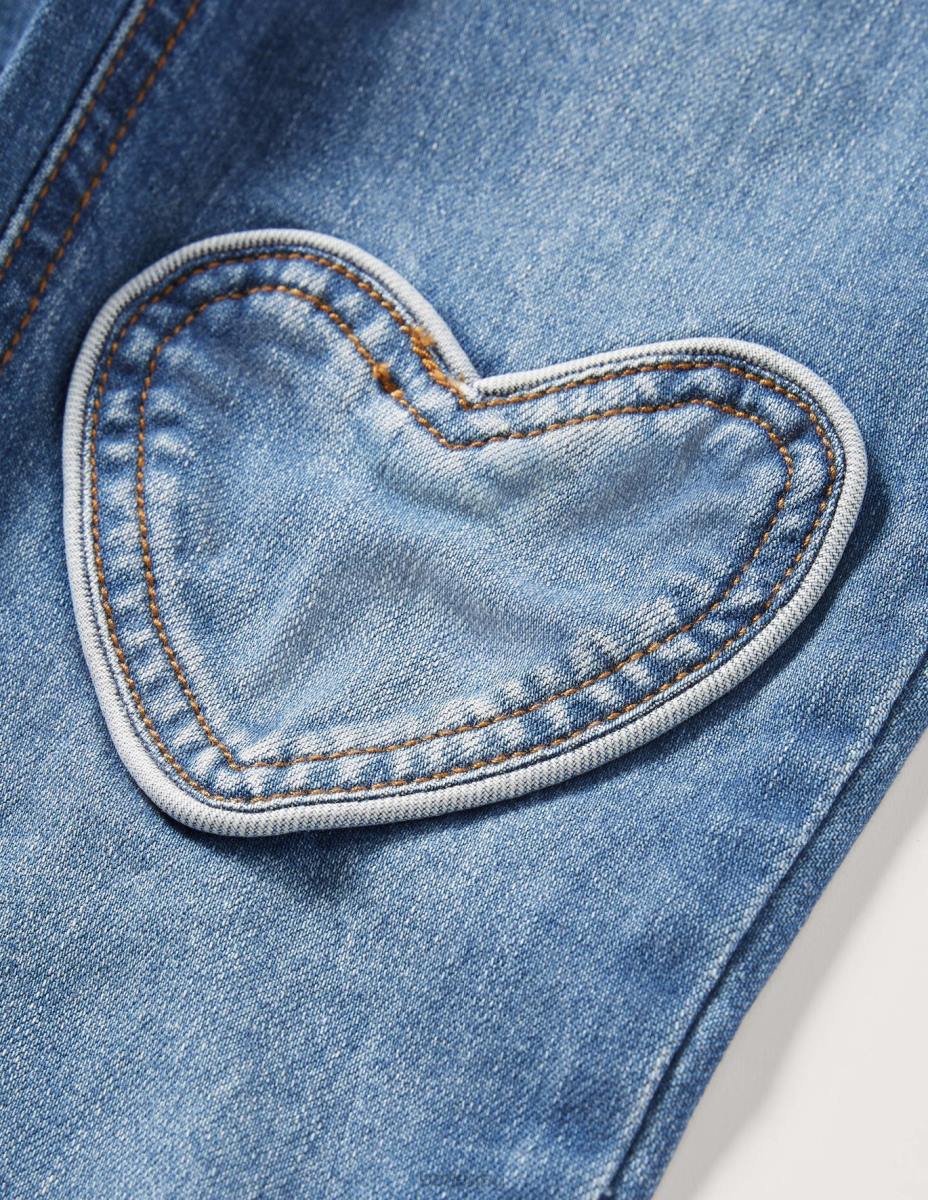 облекло Boden дънки със сърце среден винтидж деним момичета LL683191