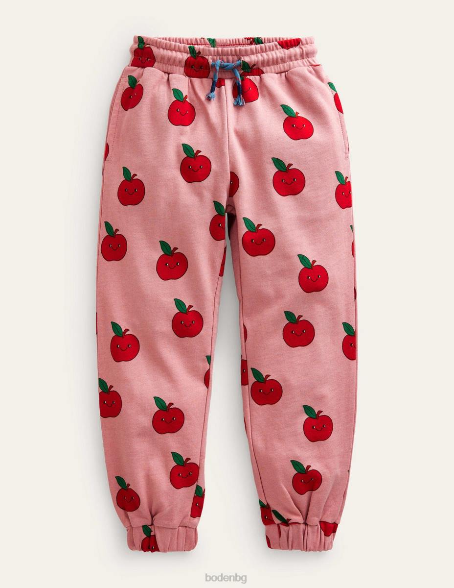 облекло Boden печатен джогинг бадемови розови ябълки момичета LL68798