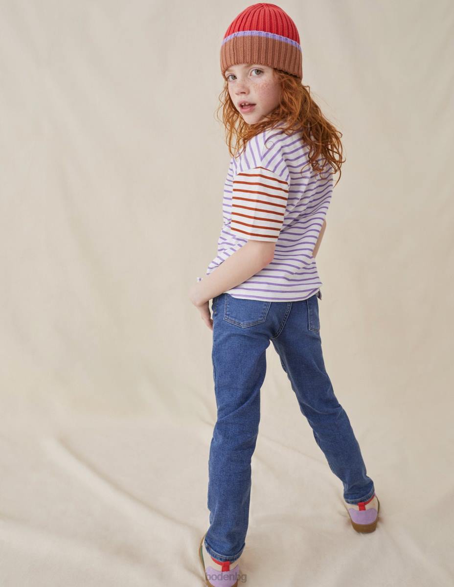 облекло Boden adventure-flex slim fit дънки светъл винтидж деним момичета LL68800