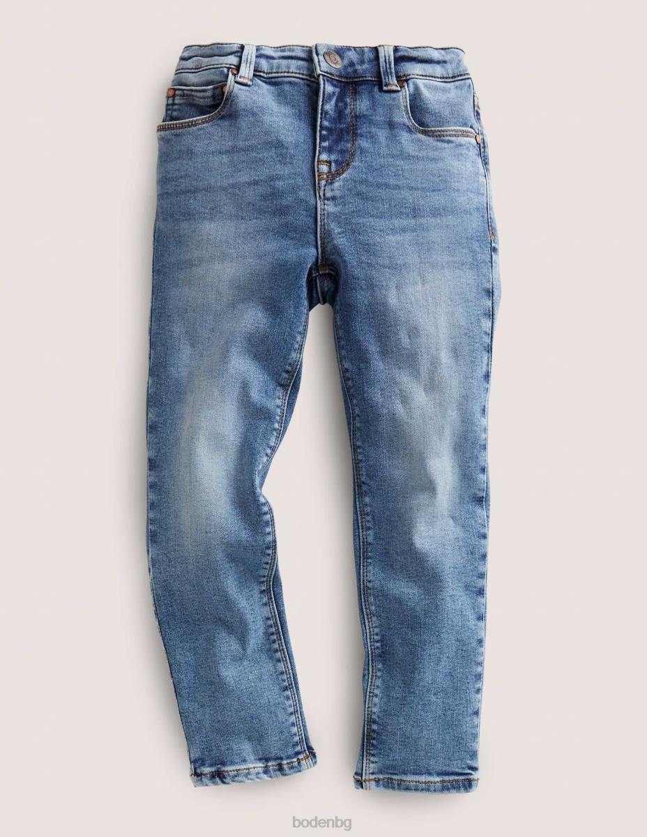 облекло Boden adventure-flex slim fit дънки светъл винтидж деним момичета LL68800