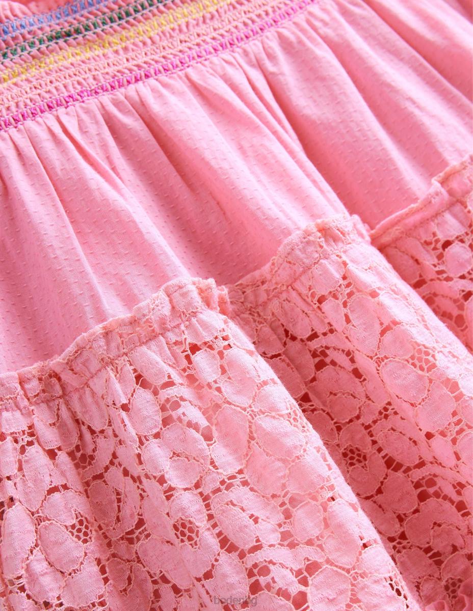 облекло Boden пушена миди пола на нива формика розова момичета LL682664