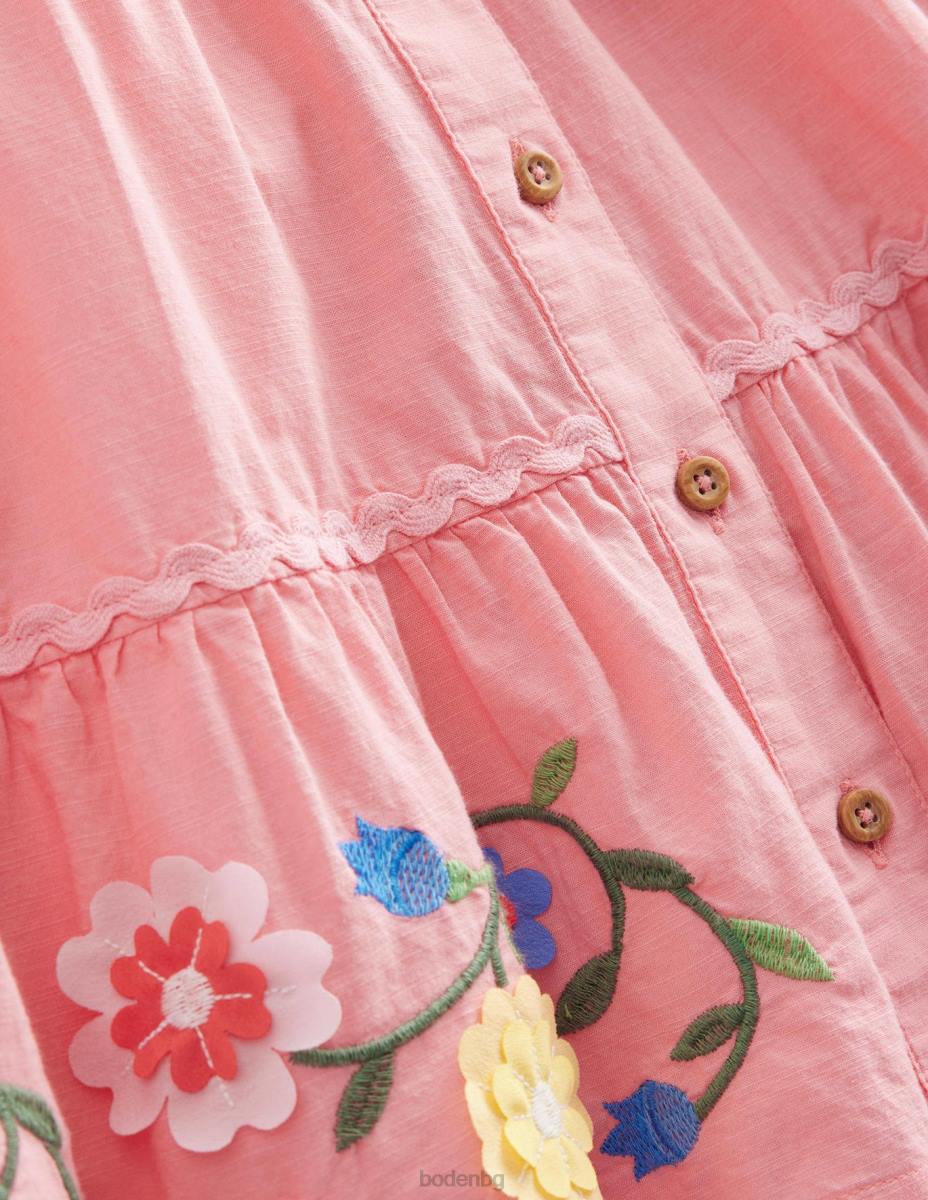 облекло Boden миди пола с бродиран подгъв рачешка ябълка момичета LL682666