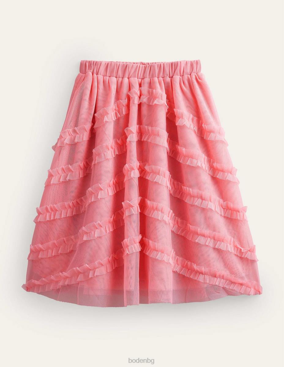 облекло Boden миди пола от тюл бото розово момичета LL682667