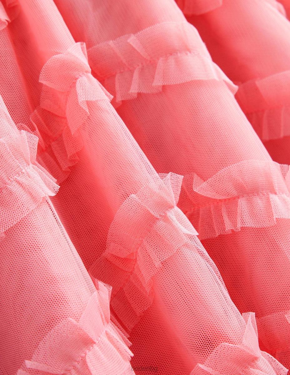 облекло Boden миди пола от тюл бото розово момичета LL682667