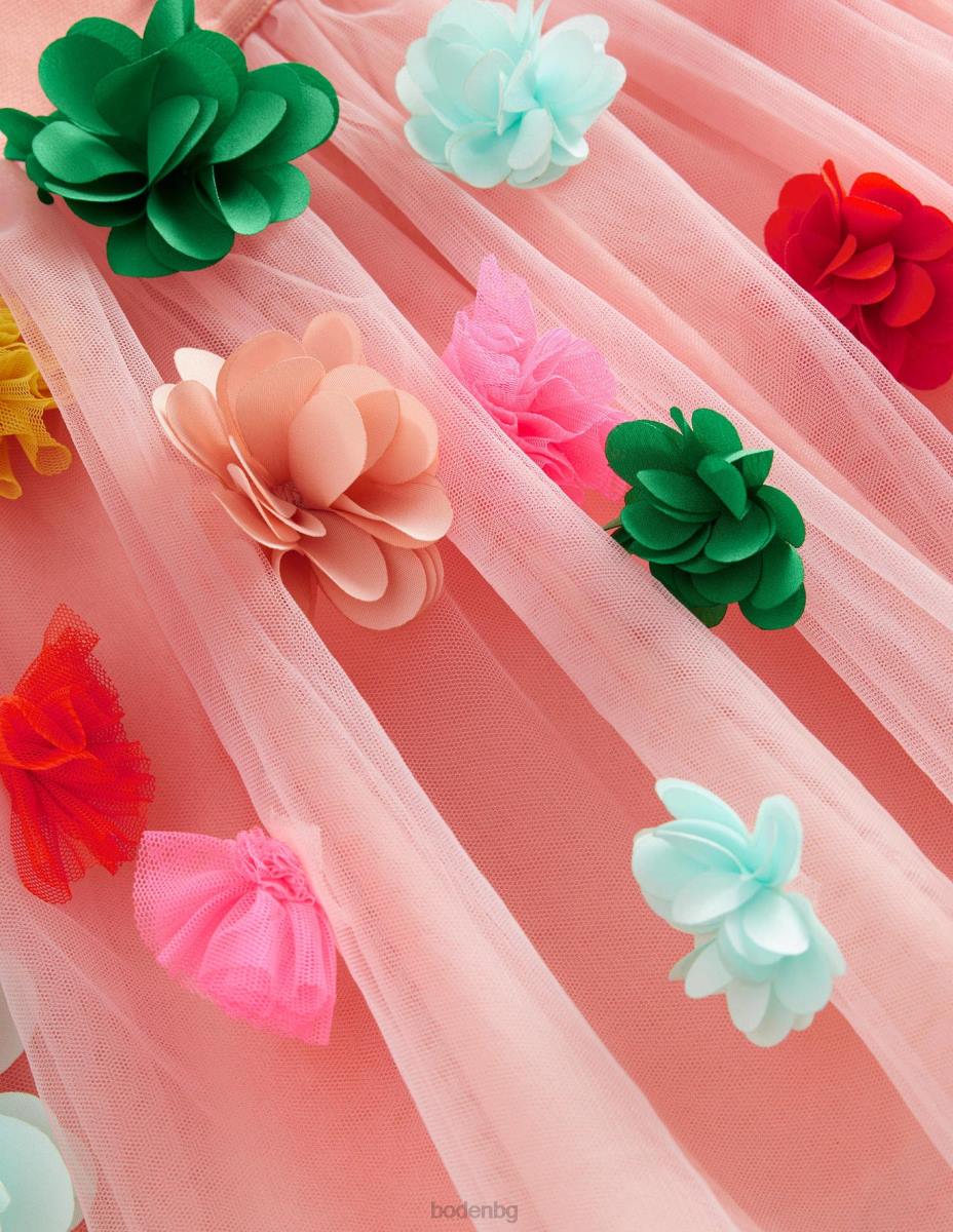 облекло Boden развяваща се пола от тюл розово омбре момичета LL682944