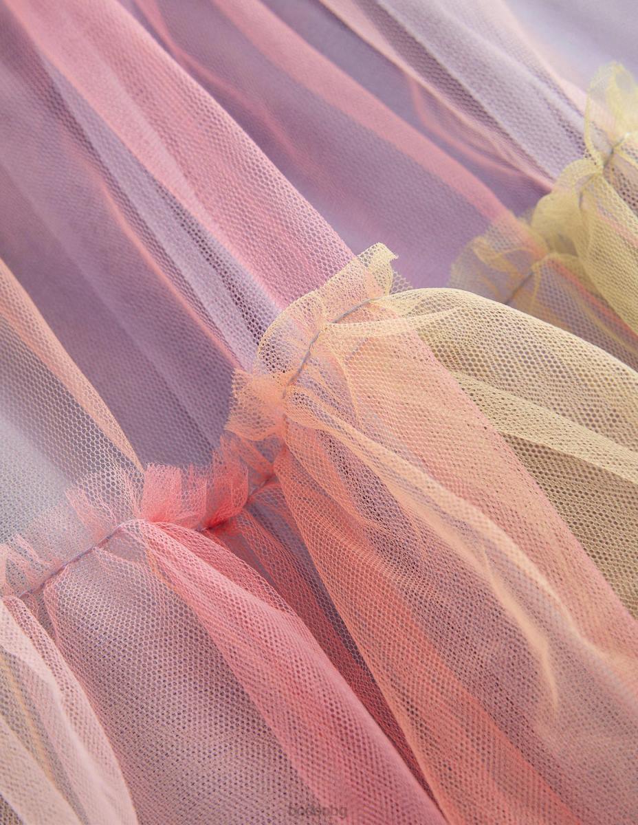 облекло Boden пола от щампован многослоен тюл омбре момичета LL682988