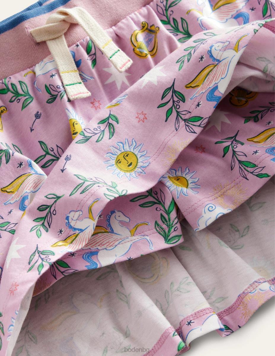 облекло Boden потник от трико привлекателна орхидея/металик момичета LL68778