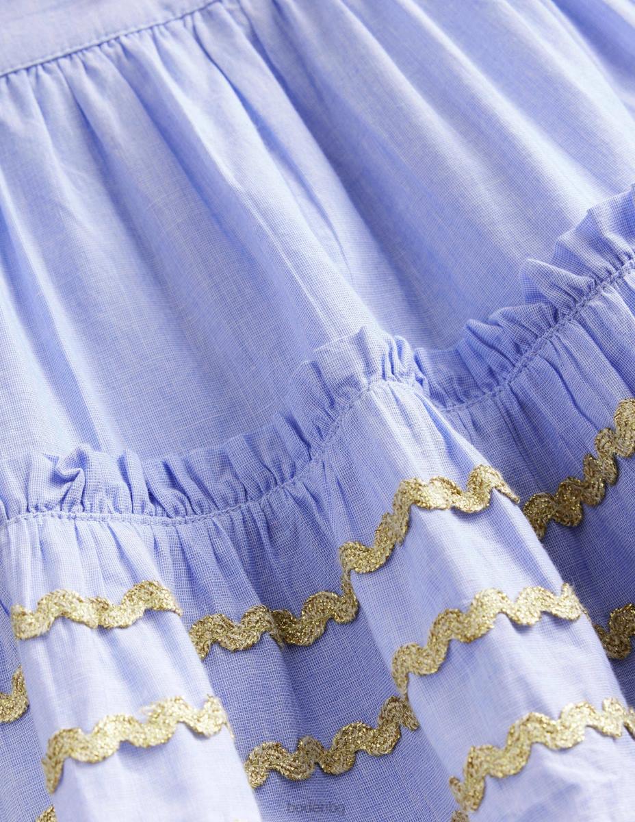 облекло Boden шев детайл ric rac пола край до край момичета LL68788