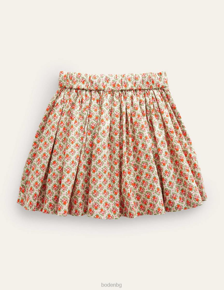 облекло Boden twirly пола микрофлорални нотки на ванилия и бръшлян момичета LL682623