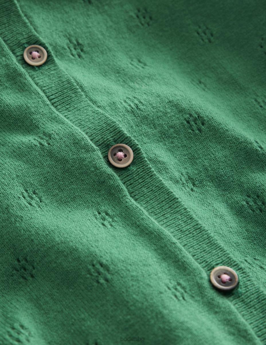 облекло Boden памучна кашмирена жилетка сенчеста поляна момичета LL682818