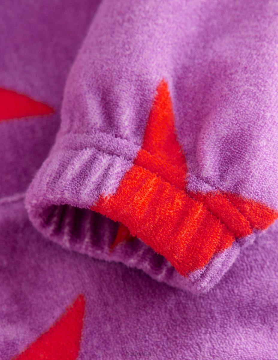 облекло Boden хавлиена качулка лъчиста орхидея звезда момичета LL682909