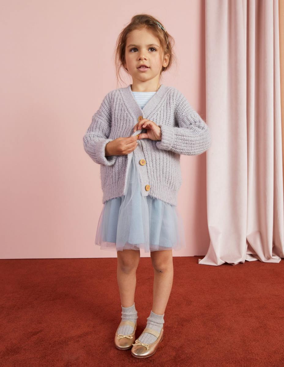 облекло Boden пухкава жилетка треска мергел момичета LL683044