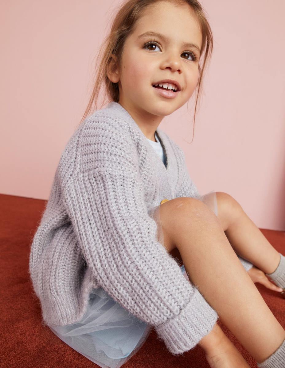 облекло Boden пухкава жилетка треска мергел момичета LL683044