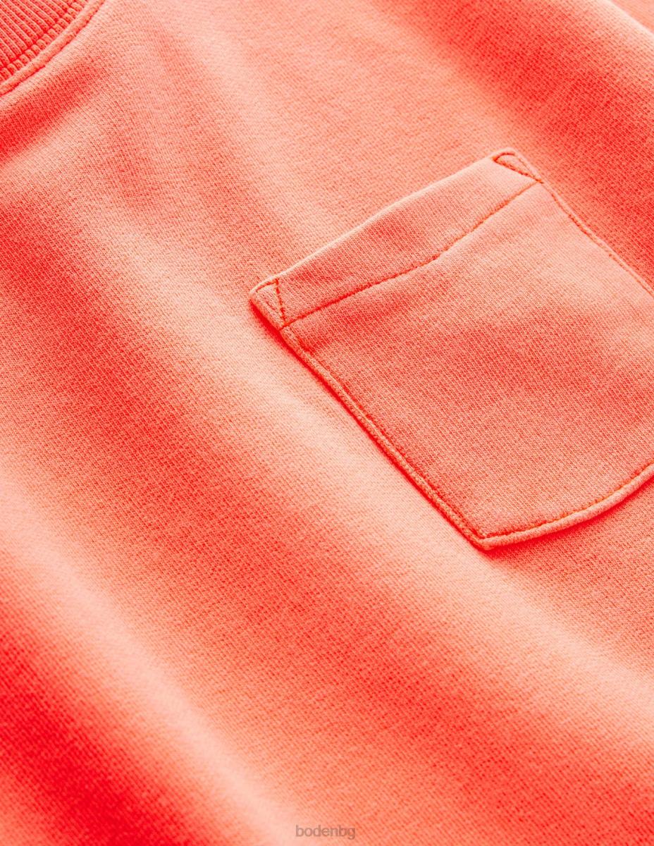 облекло Boden супер мек суичър неоново оранжево момичета LL683205