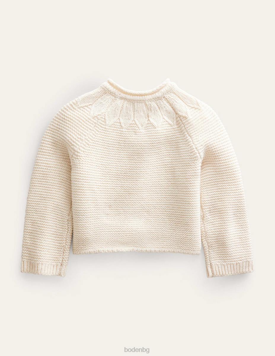 облекло Boden жилетка с панделка слонова кост момичета LL683253