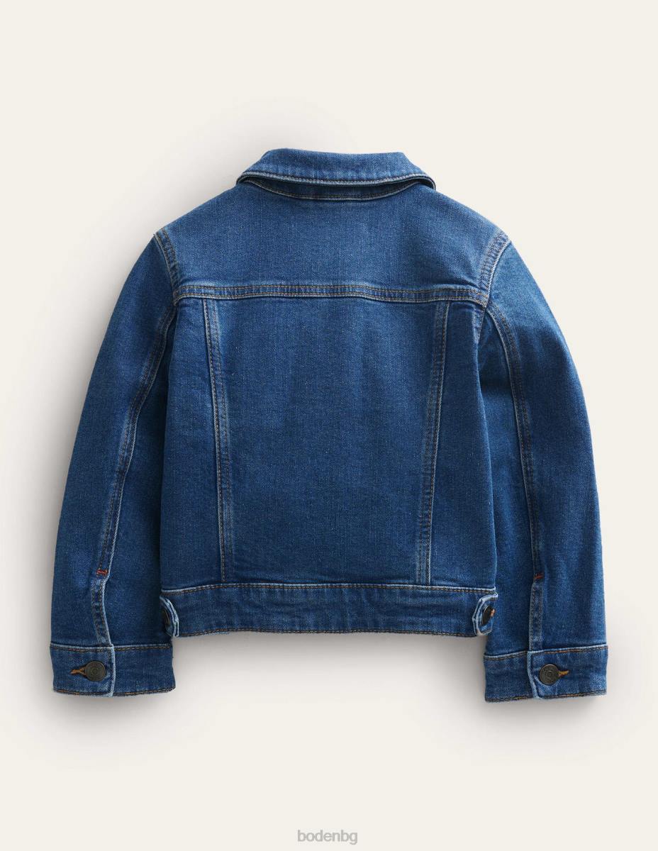 облекло Boden дънково яке среден винтидж деним момичета LL682865