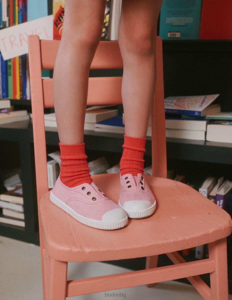 обувки Boden платнени пуловери без дантела камея розово момичета LL68812