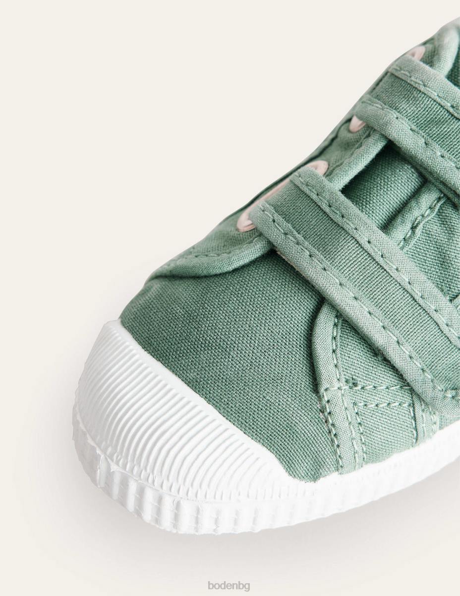 обувки Boden платнени обувки с двойна каишка пензанс момичета LL68827