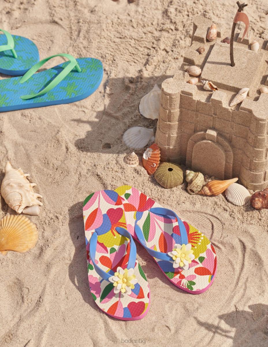 обувки Boden джапанки мулти флорални момичета LL68822