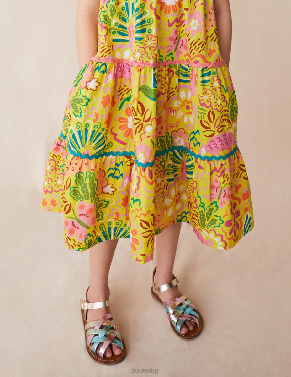 обувки Boden сандали с каишки мулти металик момичета LL682763