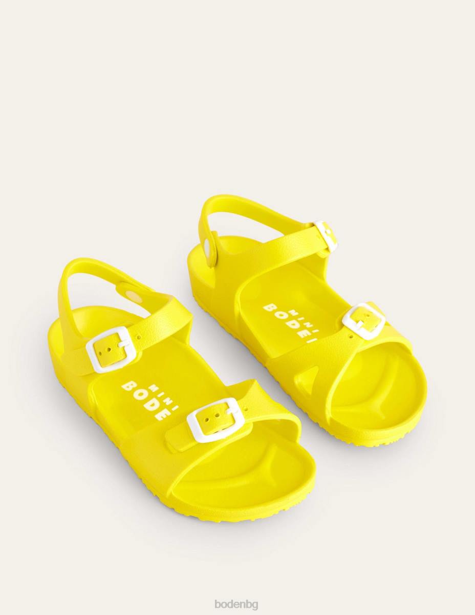 обувки Boden водоустойчиви сандали жълто момичета LL68823